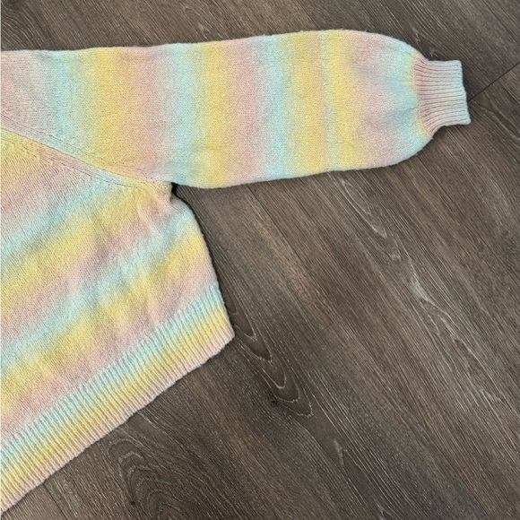 BB Dakota by Steve Madden Pastel Rainbow Sweater - Picture 3 of 5